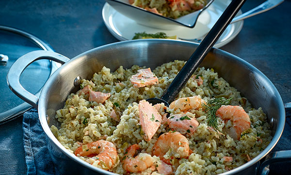 Salmon & Prawn Risotto