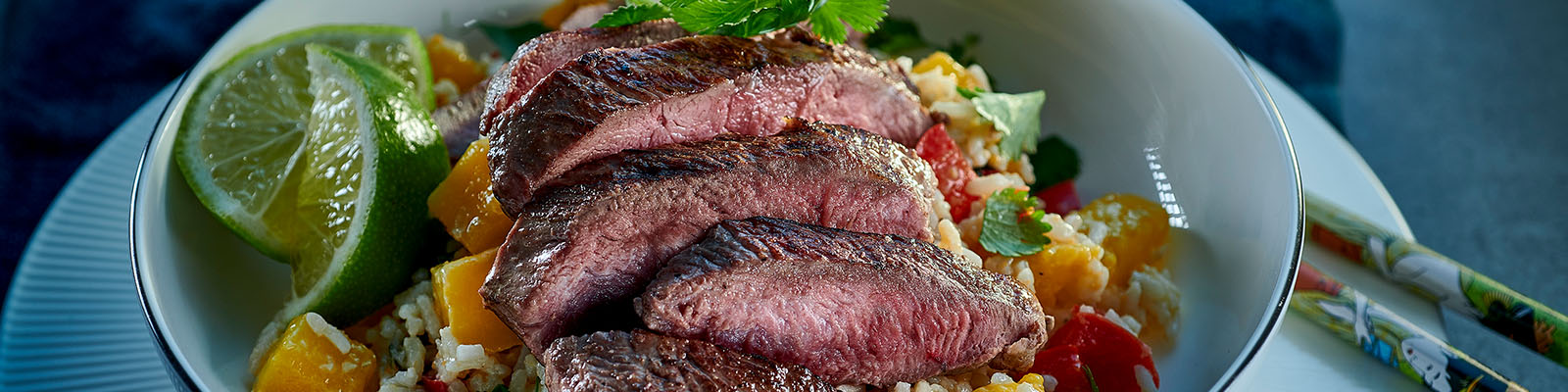 Neven Maguire's Thai Red Duck Steaks with Sticky Mango Rice