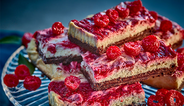 Neven Maguire's Raspberry Cheesecake Chocolate Slice