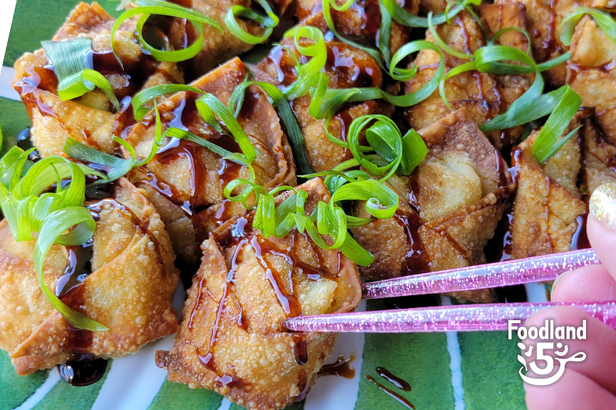 Spicy Ahi Poke Wontons