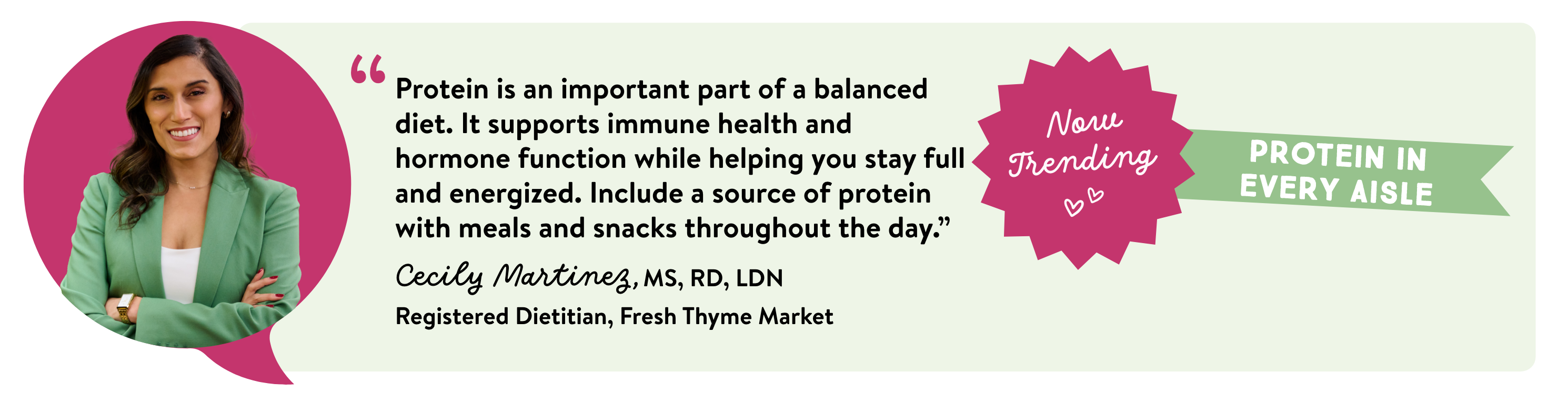 Now Trending: Protein In Every Aisle