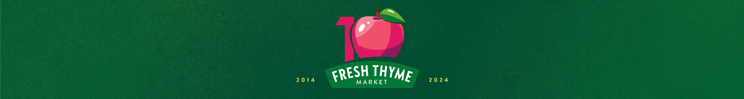 Fresh Thyme Market 10th Birthday Logo