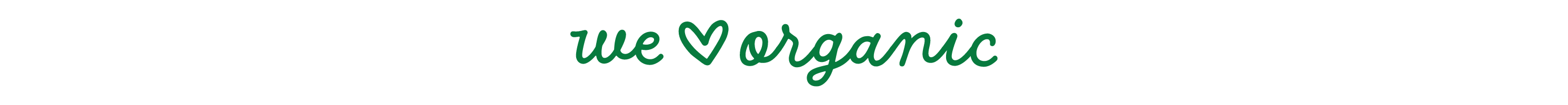 We love organic: banner-evergreen-loving