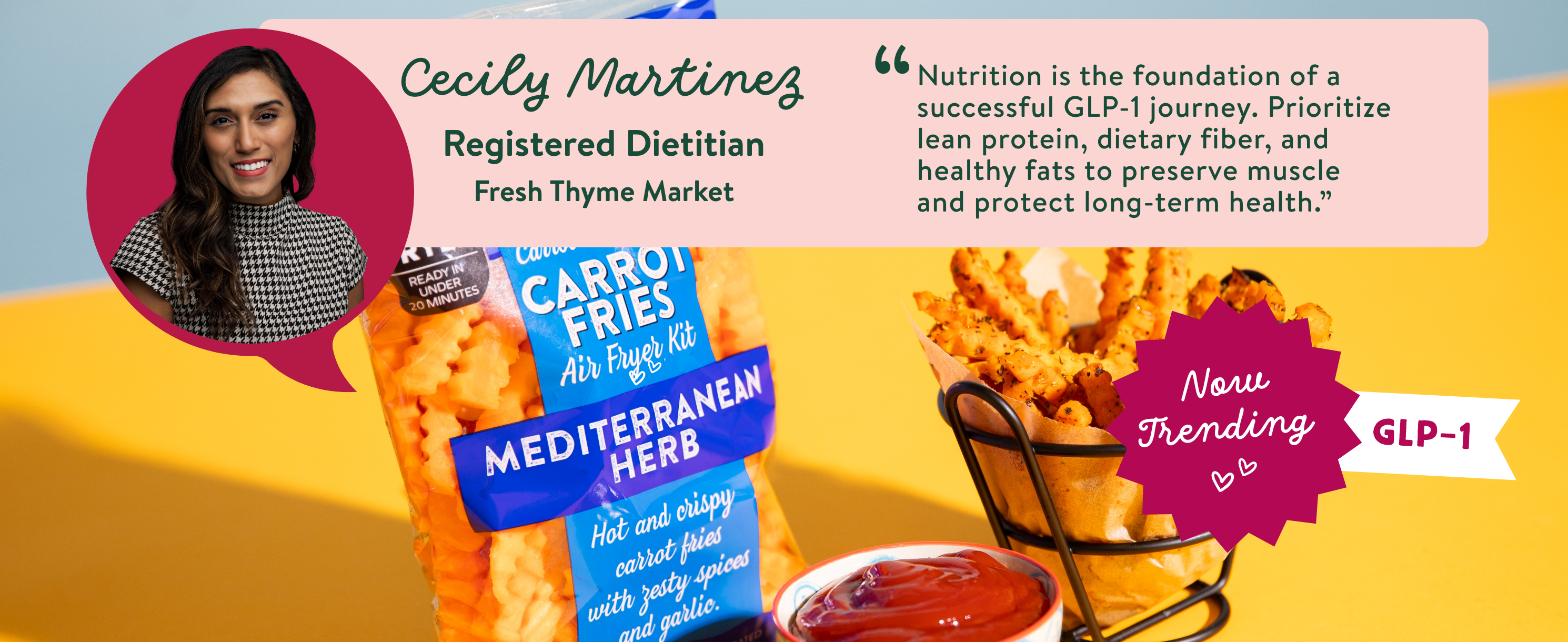 Cecily Martinez-Registered Dietarian. Nutrition is the foundation of a successful GLP-1 journey. Prioritize lean protein, dietary fiber, and healthy fats to preserve muscle and protect long-term health