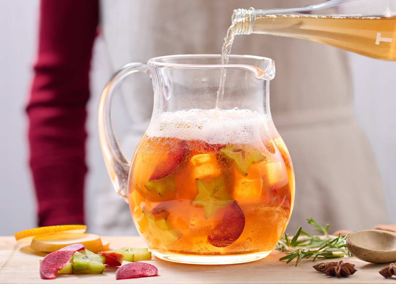 Asian-Inspired Cider Mocktail