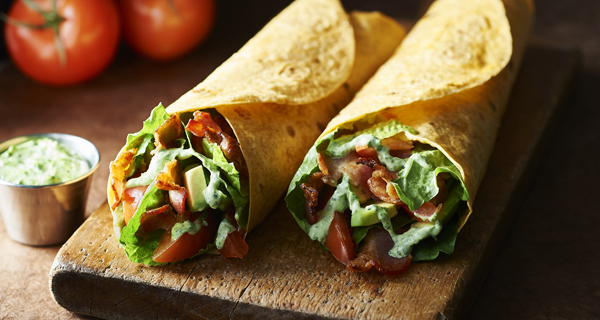BLT Avocado Wraps