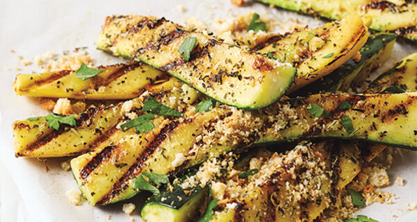 Italian Grilled Zucchini and Summer Squash Spears