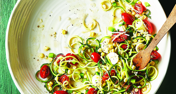 Italian Zucchini Noodle Salad