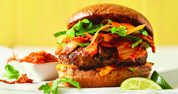 Korean Turkey Burgers