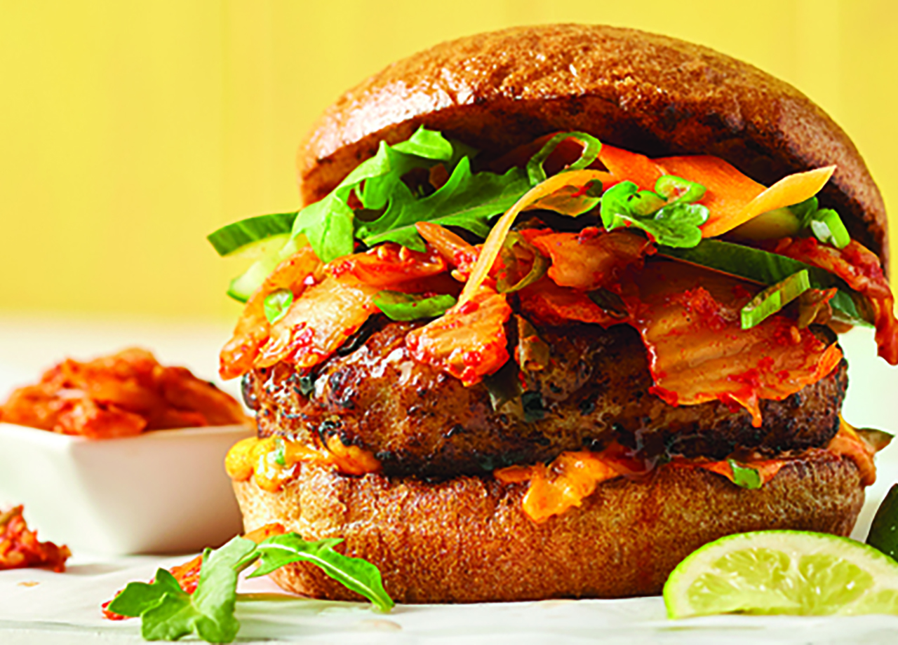 Korean Turkey Burgers