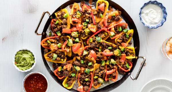 Mini Bell Pepper Nachos