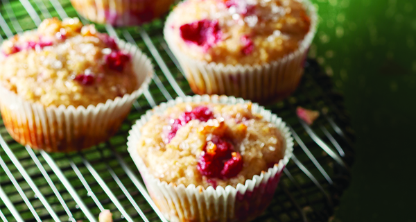 Raspberry Quinoa Muffins