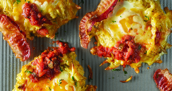 Sheet Pan Hash Brown Nests