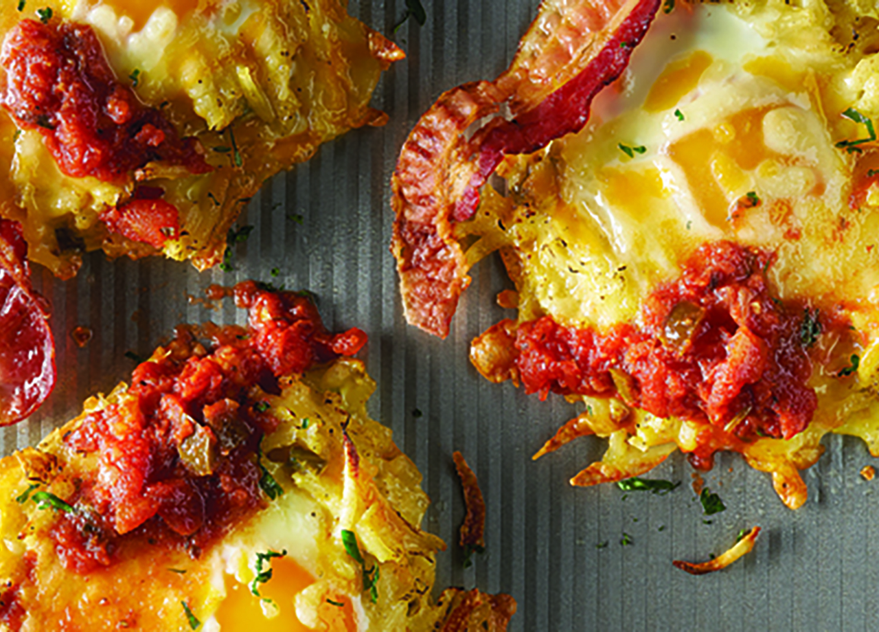 Sheet Pan Hash Brown Nests