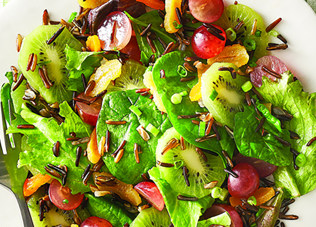 Spring Greens and Wild Rice Salad