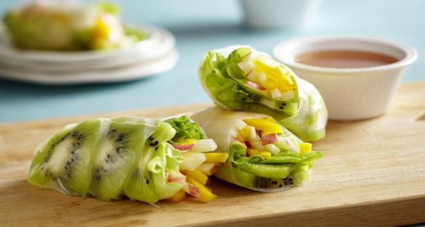 Tropical Fruit Spring Rolls