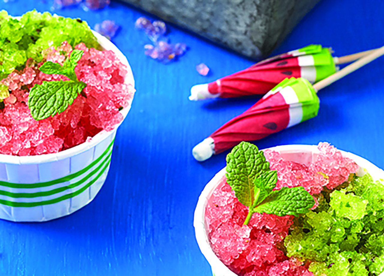 Watermelon Strawberry Shaved Ice