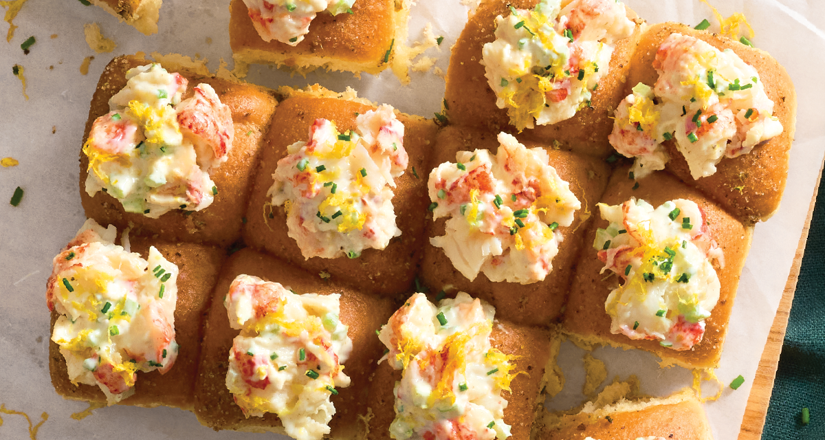 Pull-Apart Mini Lobster Rolls