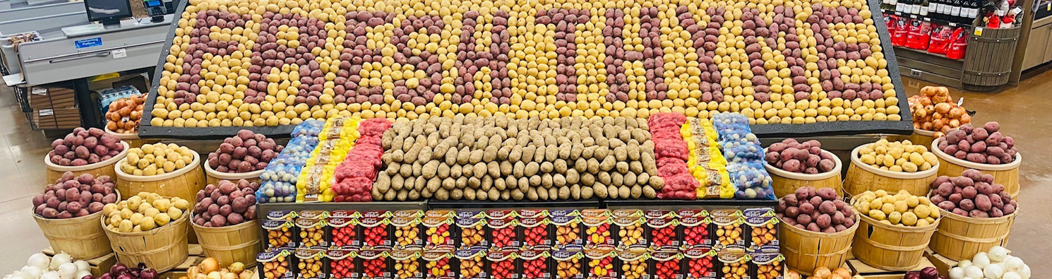 Fresh Thyme Idaho Potato display