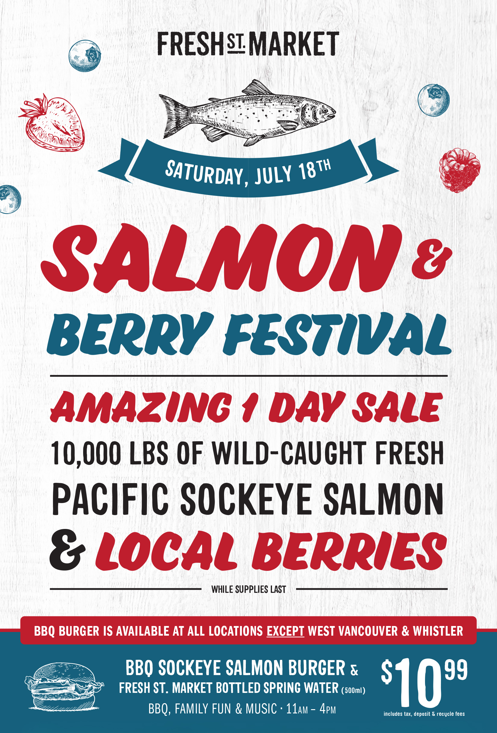 salmon and berry
