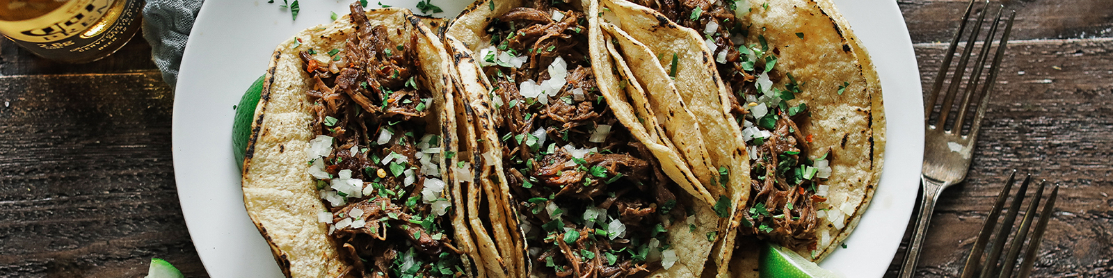 Instant Pot Barbacoa Beef Tacos
