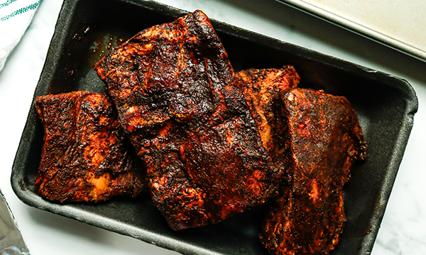 Campfire Coffee-Crusted Beef Ribs