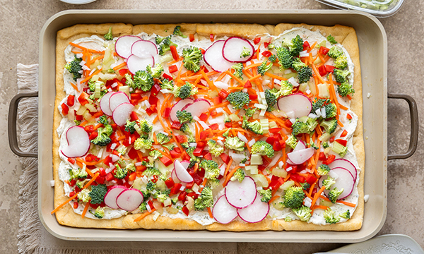 Cold Veggie Pizza