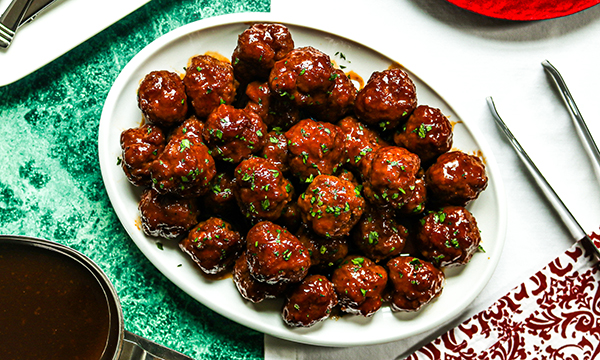 Grape Jelly Meatballs