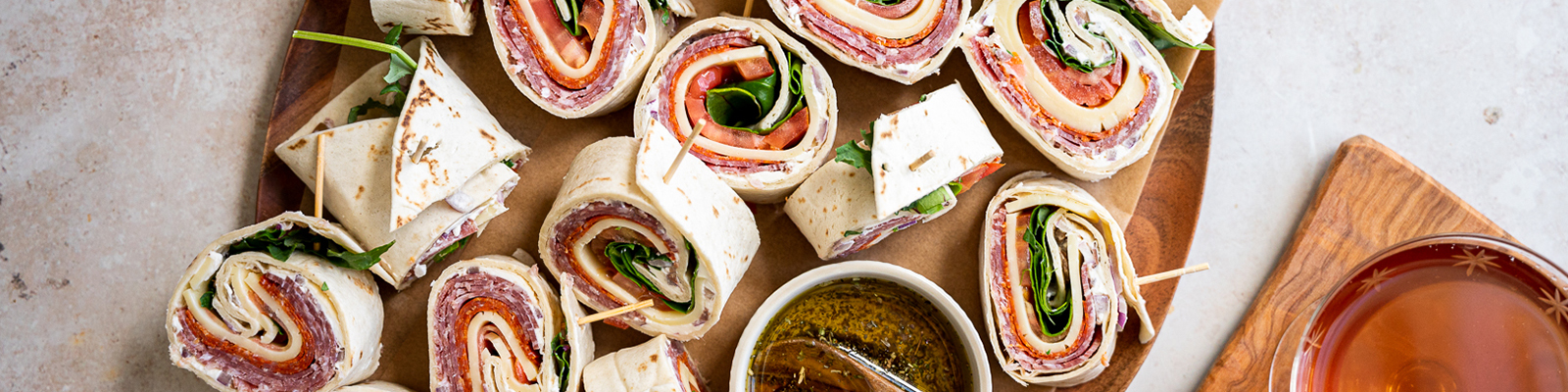 Italian Sub Pinwheels