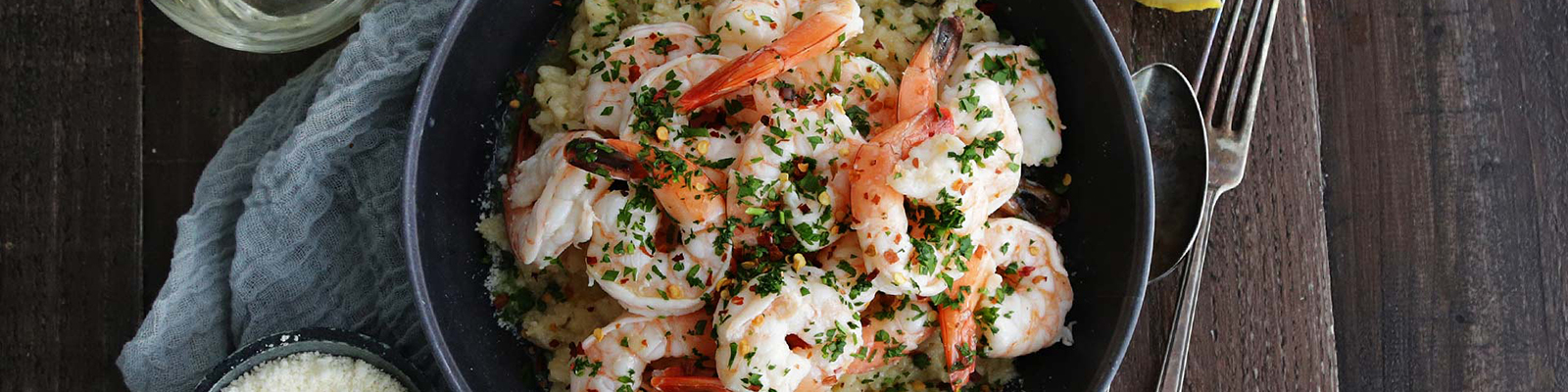 Prosecco-Poached Shrimp