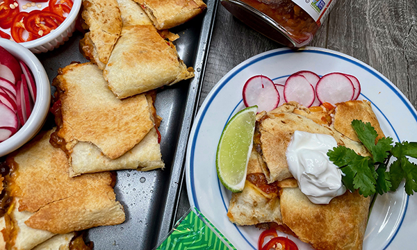 Sheet Pan Quesadilla