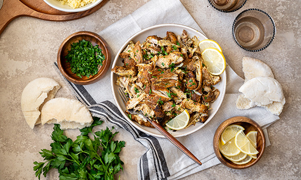 Slow Cooker Chicken Shawarma