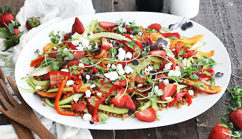 Spring Wheat Berry Salad