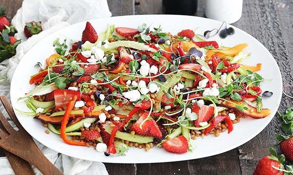 Spring Wheat Berry Salad