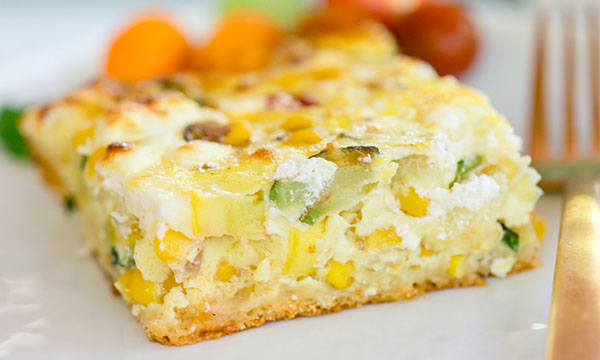 Summer Vegetable Egg Bake