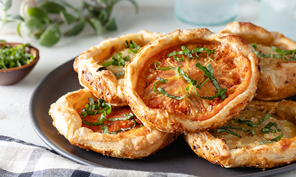 Tomato Basil Tartlets