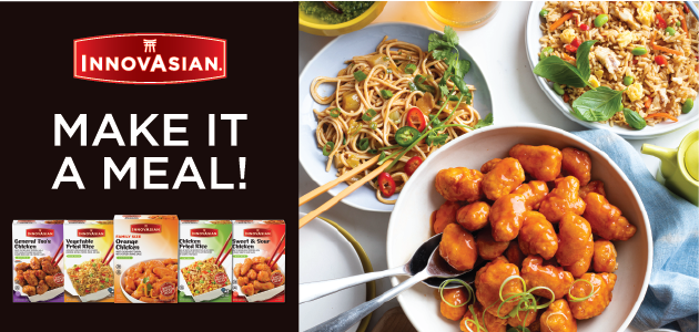 InnovAsian Frozen Entrees: Make It A Meal.