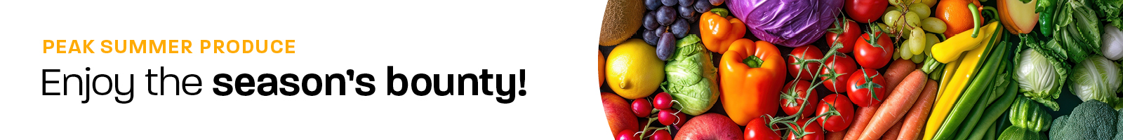 Peak Summer Produce: Enjoy the season's bounty!