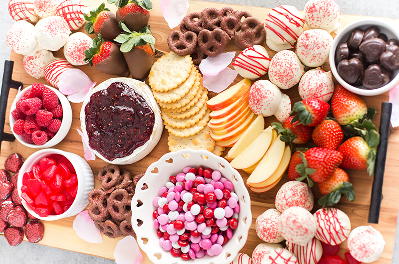 Valentine's Day Dessert Board