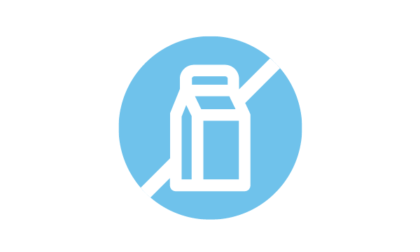 No Symbol with Milk Carton