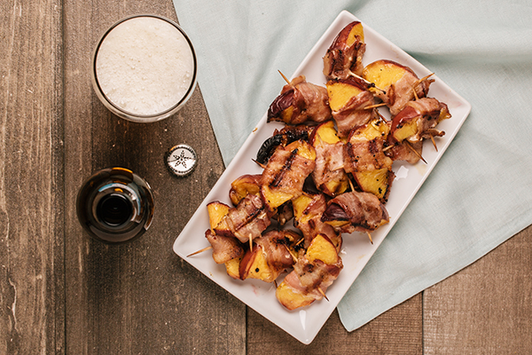 Recipe: Grilled Bacon Wrapped Peaches