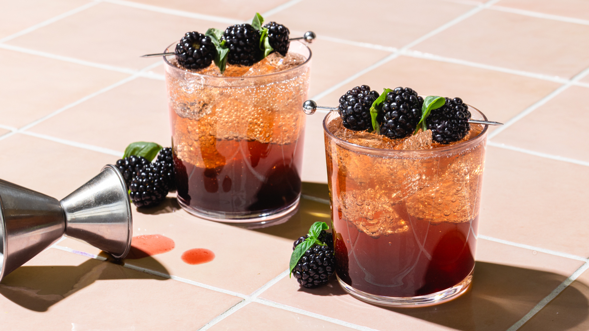 Recipe: Blackberry Basil Shrub Mocktail