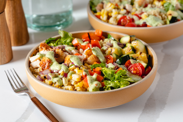 Grilled Veggie Quinoa Bowl