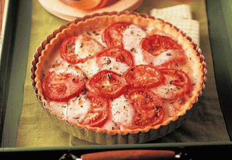 Recipe: Fresh Tomato and Mozzarella Tart