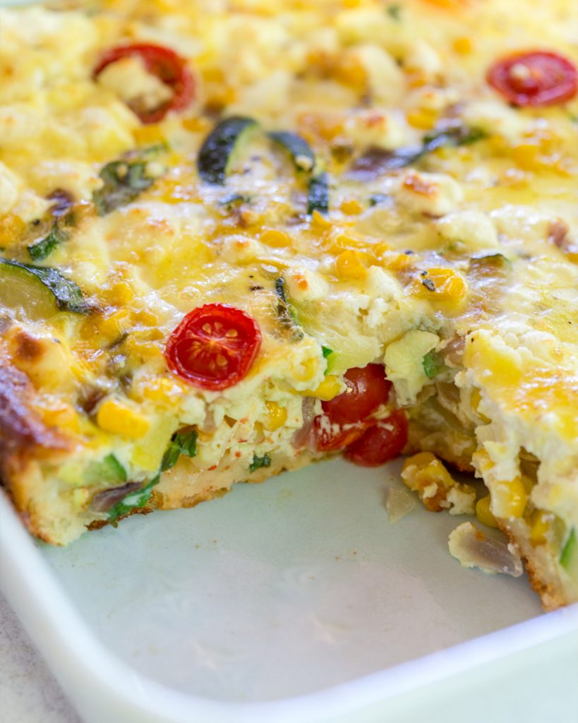 Recipe: Summer Vegetable Egg Bake