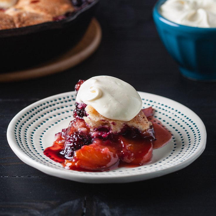 Recipe: Peach Berry Cobbler