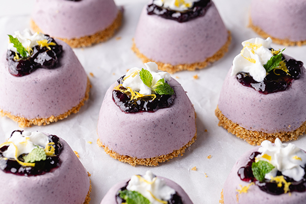 Recipe: Blueberry Ice Cream Cheesecakes