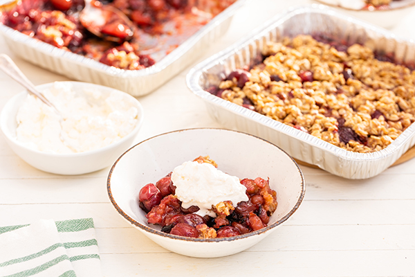 Recipe: Grilled Cherry Crisp