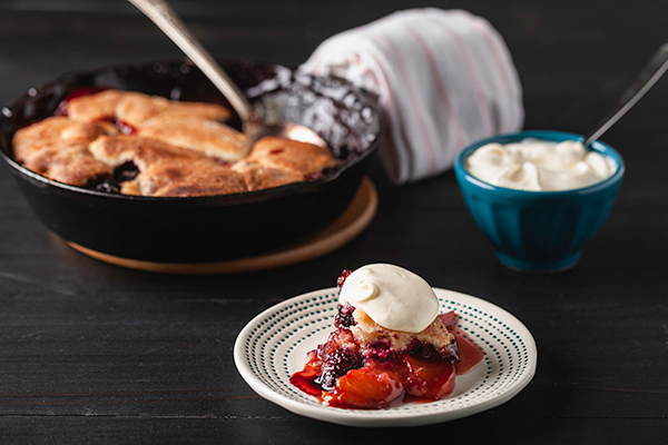 Recipe: Peach Berry Cobbler