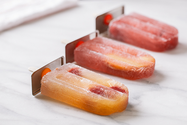 Recipe: Rosé Wine Pops